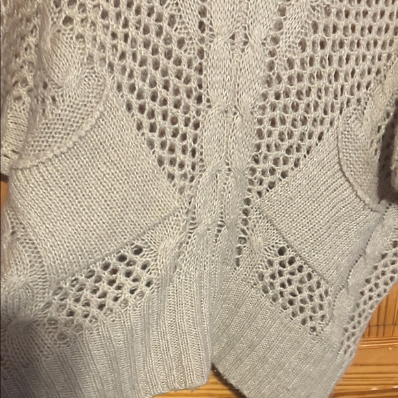 BCBGMaxAzria Taupe Knit Poncho - Picture 5 of 9